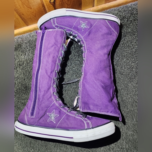 Converse One Star Calf/Knee high Junior 6/ Women 8 - Picture 9 of 12